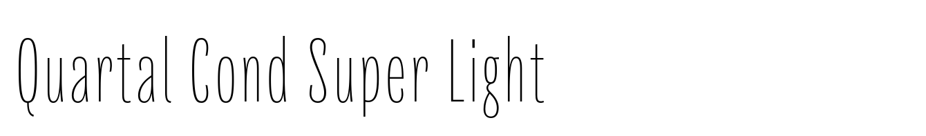 Quartal Cond Super Light